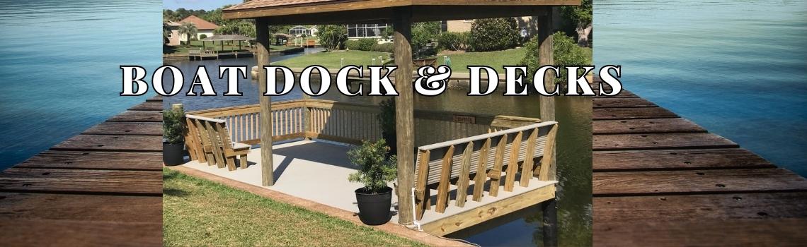 Boat Dock Marine Construction Palm Coast Florida