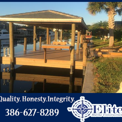 Custom Deck Seawall Palm Coast